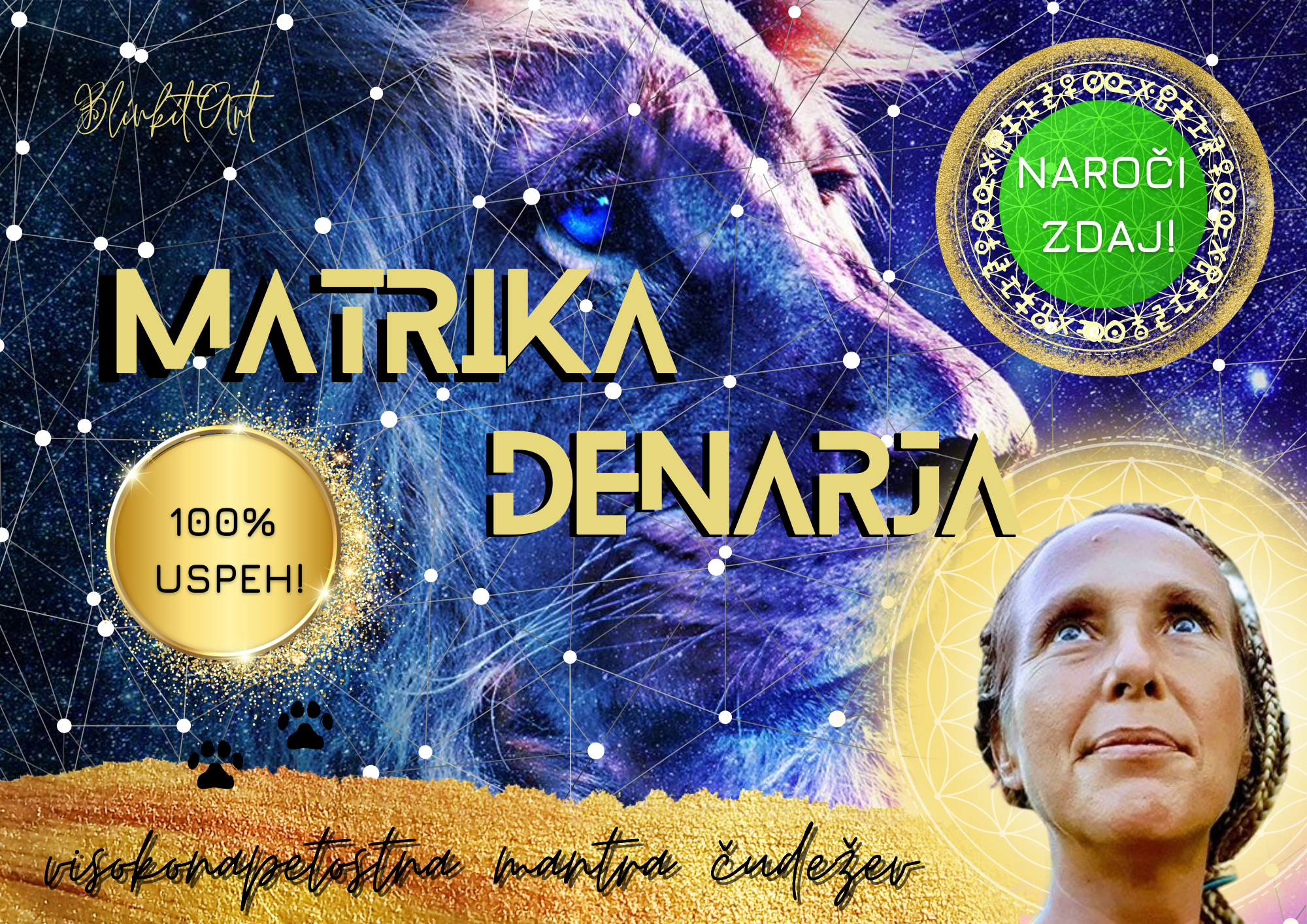 BlinkitArt Matrika Denarja